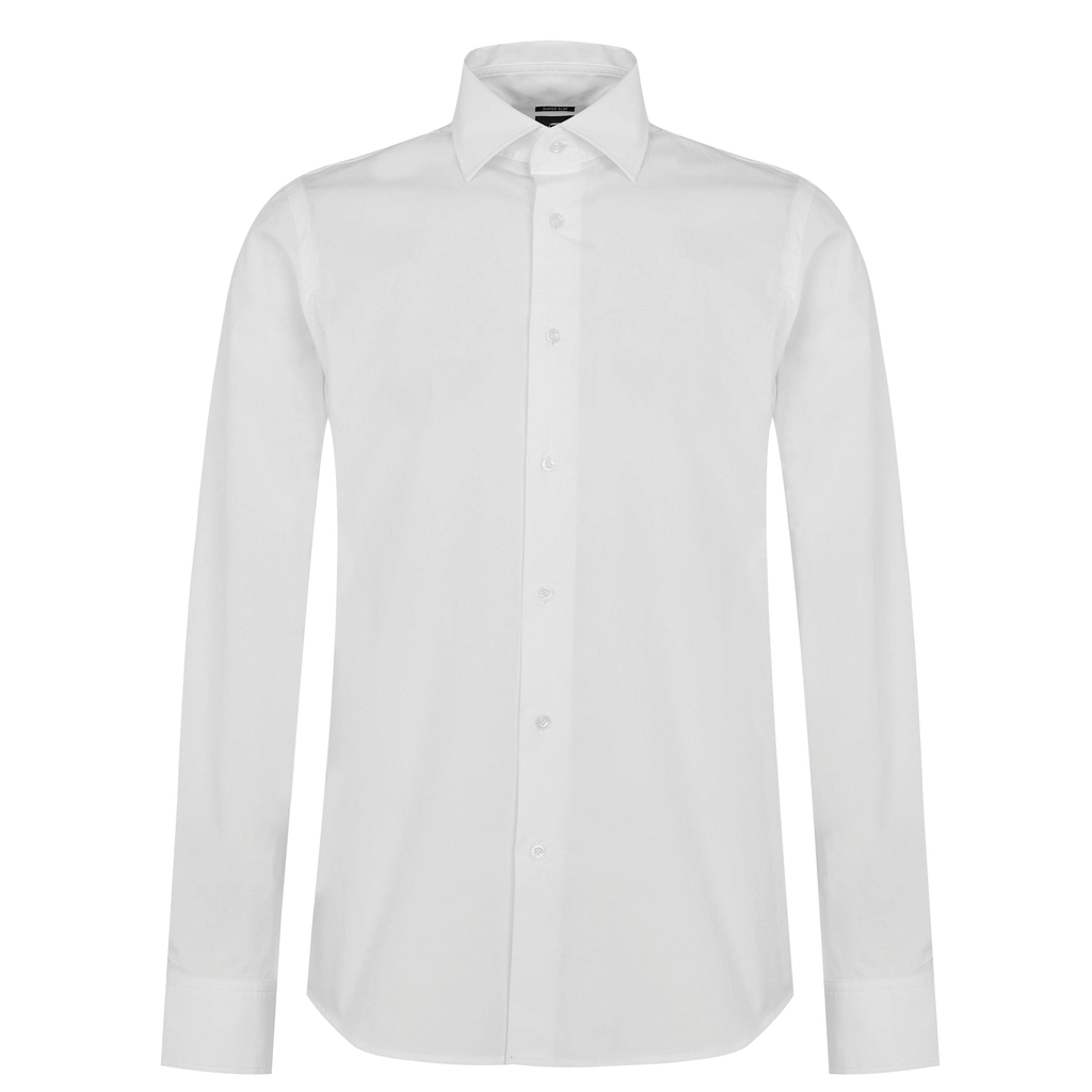 Hugo Boss Biado_R Long Sleeve Shirt - White 100